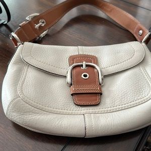 Authentic leather coach purse